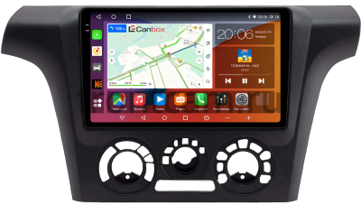 Штатная магнитола Mitsubishi Outlander 2002-2009 (для авто с кондиционером) Canbox H-Line 2K 4184-9-1500 на Android 10 (4G-SIM, 6/128, DSP, QLed)