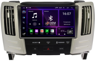 Штатная магнитола Toyota Harrier 2 (XU30) 2003-2013 Canbox RS9-9583 1.5/32 Android 10 (IPS, DSP, CarPlay)