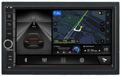 Магнитола в штатное место 2 din Ford Galaxy 2000-2006 Canbox GTR056-RP-11-102-460 на Android 10 (4/64, DSP, IPS, Carplay) С крутилкой