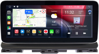 Штатная магнитола Kia Cerato 4, Forte 3 2018-2024 12.3 дюйма Canbox GTR1232-9-976 на Android 10 (CarPlay, 4/64, DSP, QLed) Mercedes Style