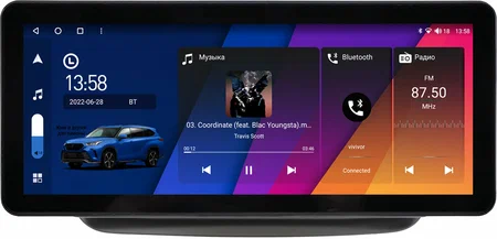 Штатная магнитола Mercedes-Benz B (w246) 2011-2018 12.3 дюйма Canbox M-Line 7711-0158 на Android 10 (4G-SIM, 4/64, DSP, QLed) Audi Style
