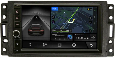 Магнитола в штатное место 2 din Chevrolet Corvette C6 2004-2014 Canbox M-Line 5601-RP-HMH3B-96 на Android 10 (4G-SIM, 2/32, DSP, IPS) С крутилкой