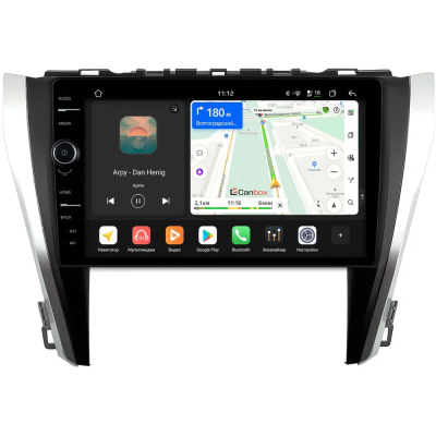 Штатная магнитола Canbox PRO-Line 7872-1045 для Toyota Camry XV55 2014-2018 (для авто без камеры) на Android 13 (4G-SIM, 8/256, DSP, QLed)