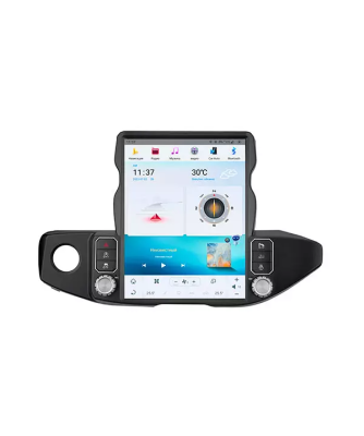 CarMedia ZF-1315-Q6 ("Тесла-стиль") штатная магнитола для Jeep Wrangler 2018+ на Android 11 c 8GB, DSP, 4G