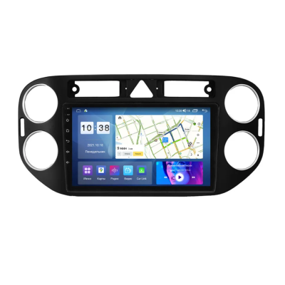 Магнитола для Volkswagen Tiguan 2007-2018 цвет Черный Parafar на Андроид 13.0 PF488T1LUX1MHD