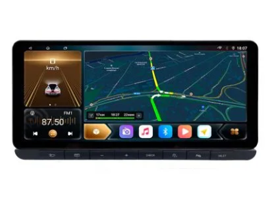 Штатная магнитола Audi Q7 2005-2016 12,3 дюйма Carmedia OL-3066-1053-Q на Android 12 (4G-SIM, 6/128, DSP, QLed) Audi Style
