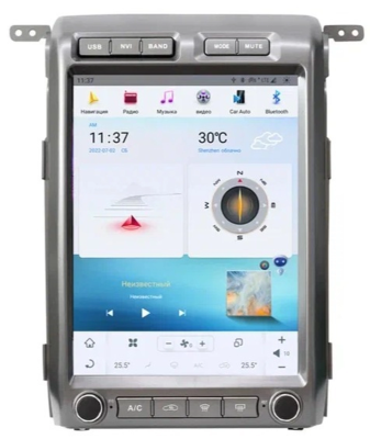 CarMedia ZF-1311A-S2-GE ("Тесла-Стиль") штатная магнитола для Ford F-150 2012-2014 (климат контроль, SYNC 2) на Android 13 с 8GB, DSP, 4G