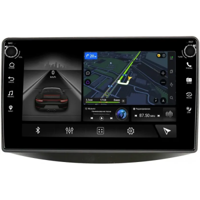 Штатная магнитола Mitsubishi Grandis 2003-2011 (тип 2) Canbox H-Line 7803-9-MI097N на Android 10 (4G-SIM, 4/64, DSP, IPS) С крутилками
