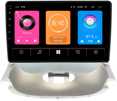 Штатная магнитола OEM RK9-9196 для Peugeot 206 1998-2012 (серебренная) на Android 10 (CarPlay, AHD, 1/32)