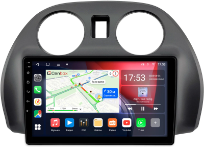 Штатная магнитола Mitsubishi Eclipse 4 2005-2011 Canbox L-Line 4169-9-3143 на Android 10 (4G-SIM, 2/32, TS18, DSP, QLed)