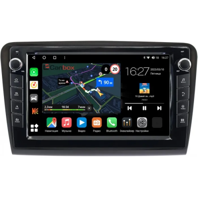 Штатная магнитола Skoda Superb 2 (B6) 2008-2015 Canbox M-Line 7825-1085 на Android 10 (4G-SIM, 2/32, DSP, QLed) С крутилками