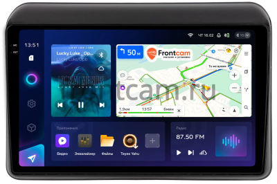 Штатное головное устройство Suzuki Ertiga 2 2018-2024 (глянцевая) Teyes CC3 2K 360 6/128 9.5 дюймов RM-9-0670 на Android 10 (4G-SIM, DSP, QLed)