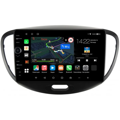 Штатная магнитола Hyundai i10 2007-2013 Canbox M-Line 7840-9-143 на Android 10 (4G-SIM, 2/32, DSP, QLed)