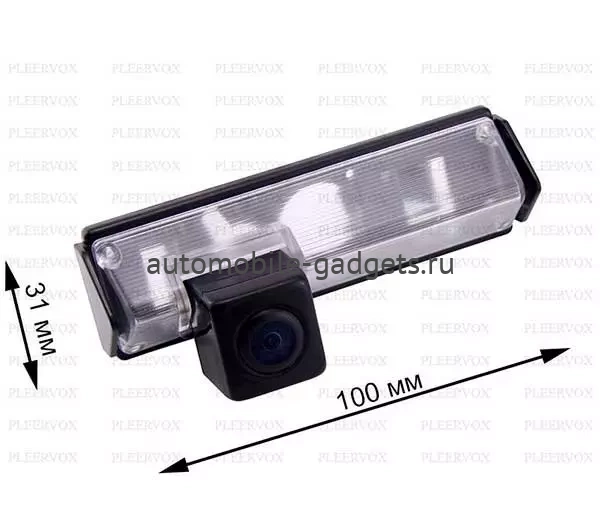 Штатная камера заднего вида Pleervox PLV-CAM-MIT04 для Mitsubishi Grandis (2003-2011), Pajero Sport (2008+) Штатная камера заднего вида Pleervox PLV-CAM-MIT04 для Mitsubishi Grandis (2003-2011), Pajero Sport (2008+)
