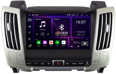 Штатная магнитола Lexus RX 300, RX 330, RX 350, RX 400h 2003-2009 Canbox RS9-1626 1.5/32 Android 10 (IPS, DSP, CarPlay)