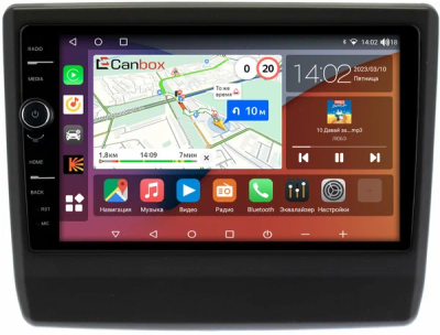 Штатная магнитола Isuzu D-Max 3, MU-X 2 2019-2024 (матовая, Тип 2) Canbox H-Line 7844-9-0160 Android 10 (4G-SIM, 6/128, DSP, QLed)