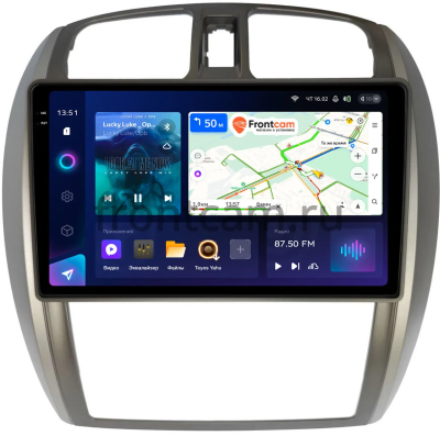 Штатное головное устройство Mazda Familia (Y11) 1999-2008 (для авто с климат-контролем) Teyes CC3 2K 360 6/128 9.5 дюймов RM-9-046 на Android 10 (4G-SIM, DSP, QLed)