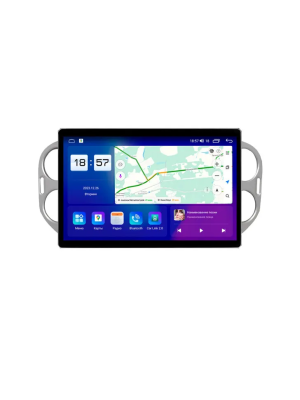 Магнитола для Volkswagen Tiguan 2007-2018 цвет Серебро Parafar на Андроид 13.0 PF488T3LUX211u2kAIR