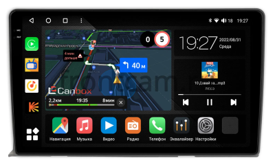 Штатная магнитола Toyota Isis 2004-2017 Canbox M-Line 2K 4179-9-458 на Android 10 (4G-SIM, 4/64, DSP, QLed)