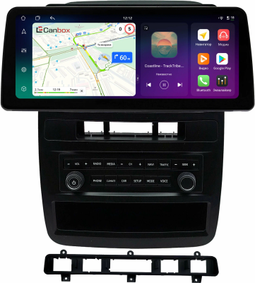 Штатная магнитола Volkswagen Touareg 2 2010-2018 (для RNS 850) 12.3 дюйма Canbox PRO-Line 4333-0219 на Android 13 (4G-SIM, 12/256, DSP, QLed) BMW Style