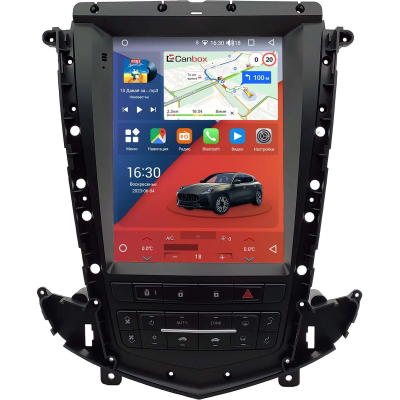 Штатное головное устройство Cadillac SRX 2 2009-2012 Canbox PRO-Line (Tesla style) 9.7 дюймов 4/64 7881-1312-219 на Android 13 (4G-SIM, DSP, QLed)