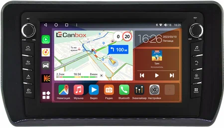Toyota Veloz 2021-2024 (глянцевая) Canbox M-Line 7831-9-0128 Android 10 (4G-SIM, 2/32, DSP, IPS) С крутилками