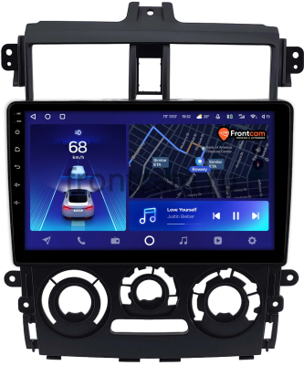 Штатное головное устройство Mitsubishi Colt 6 2002-2012 (матовая) Teyes CC2 PLUS 4/32 9 дюймов RM-9-0412 на Android 10 (4G-SIM, DSP, QLed)