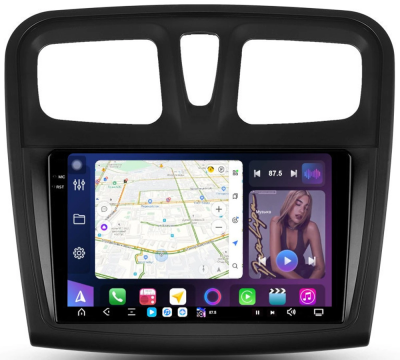 FarCar S500 XXL3051-9M штатная магнитола для Renault Logan, Sandero 2013+ на Android 14 c 8Gb, DSP, 4G