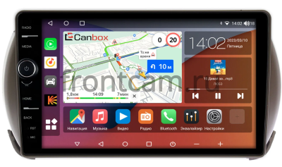 Штатная магнитола Mazda Carol 6 2009-2014 Canbox H-Line 7844-9281 на Android 10 (4G-SIM, 6/128, DSP, QLed)