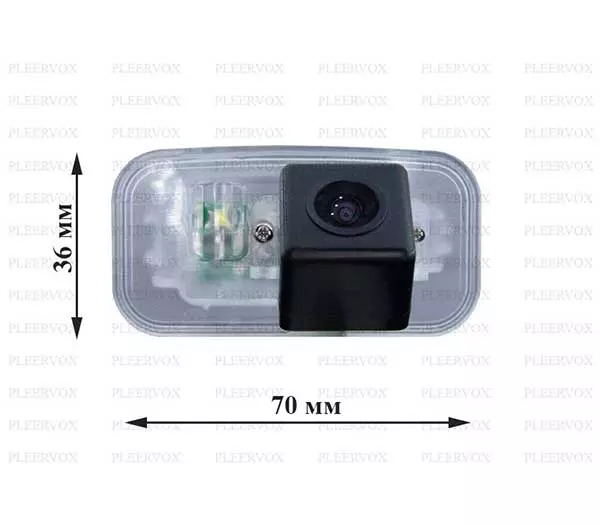 Pleervox PLV-CAM-TY01 камера заднего вида для Toyota Camry 2017+