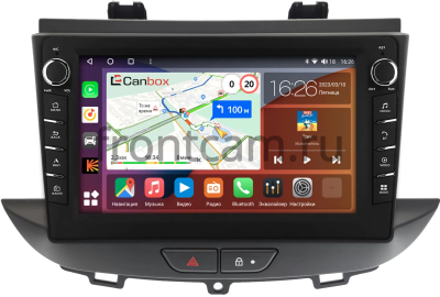 Штатная магнитола Opel Grandland X 2017-2021 Canbox H-Line 7832-9-0029 на Android 10 (4G-SIM, 4/32, DSP, IPS) С крутилками