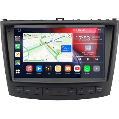 Штатная магнитола Canbox RS10-2649 для Lexus IS 2 2005-2016 (Тип B) 1.5/32 на Android 10 (IPS, DSP, CarPlay)