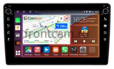 Штатная магнитола Toyota Harrier 3 (XU60) 2013-2020 Canbox H-Line 7808-10-2558 на Android 10 (4G-SIM, 6/128, DSP, QLed) С крутилками