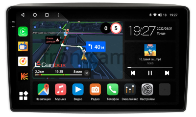 Штатная магнитола Canbox M-Line 2K 4177-9-1336 для Chevrolet Epica 2006-2012 (взамен верхнего бардачка) на Android 10 (4G-SIM, 2/32, DSP, QLed)