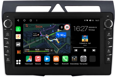 Штатная магнитола Kia Picanto 2007-2011 Canbox M-Line 7831-9-2139 на Android 10 (4G-SIM, 2/32, DSP, IPS) С крутилками