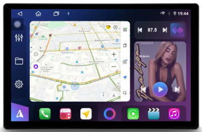 Магнитола под рамки 9", 10", 12.3" FarCar GX877 13 дюймов на Android 14 (4G-SIM, 6/128, DSP, QLed)