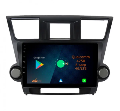 Штатная магнитола Airoc AQ-1122 для Toyota Highlander 2, 2007-2014