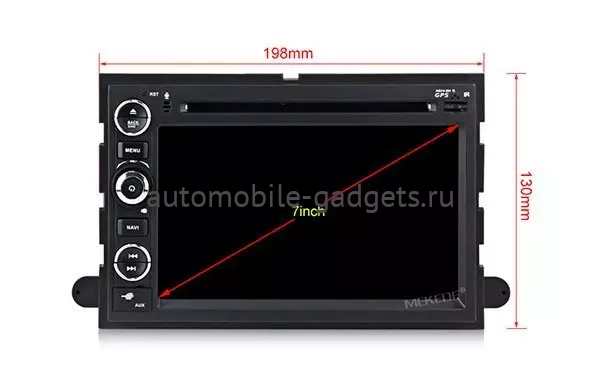 Carmedia MKD-7014-P6 Штатная магнитола для Ford Edge, Expedition, Mustang, F150, Fusion, Explorer, Escape 2003-2014 на Android 10 с 4GB, DSP