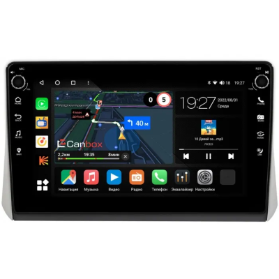 Штатная магнитола Mitsubishi Xpander 2017-2024 Canbox M-Line 7805-10-092 на Android 10 (4G-SIM, 2/32, DSP, QLed) С крутилками