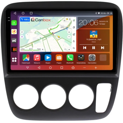 Штатная магнитола Honda CR-V 1995-2001 Canbox H-Line 2K 4182-9167 на Android 10 (4G-SIM, 4/64, DSP, QLed)