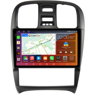 Штатная магнитола Hyundai Sonata 4 (EF) 2001-2012 (левый руль) Canbox H-Line 2K 4186-9-268 на Android 10 (4G-SIM, 8/256, DSP, QLed)