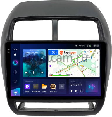 Штатное головное устройство Teyes CC3 2K 360 6/128 10.36 дюймов RM-10-1530 для Mitsubishi ASX, Outlander Sport, RVR 3 2016-2024 на Android 10 (4G-SIM, DSP, QLed)