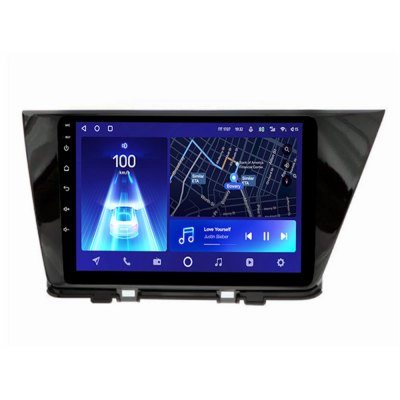 Штатное головное устройство Teyes CC2 PLUS 4/32 9 дюймов RM-9-0742 для Kia Niro 2016-2022 (черная, глянцевая) на Android 10 (4G-SIM, DSP, QLed)