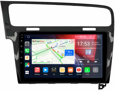Штатная магнитола Canbox Logic-i3 5722-10-469 для Volkswagen Golf 7 2012-2020 (глянцевая) на Android 11 (4G-SIM, 4/64, DSP, 360, QLed)