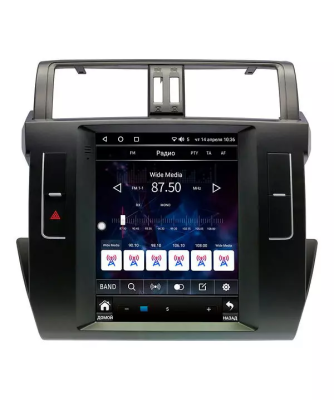 Wide Media KS5034QR-3/32 (Tesla style) штатная магнитола для Toyota LC Prado 150 2013-2017 на Android 10 с 3Gb, DSP, 4G