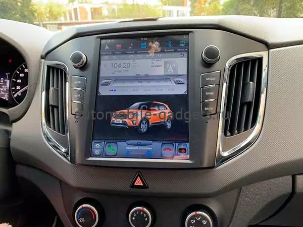 Carmedia FC-1105-32-DSP ("Тесла-стиль") Штатная магнитола для Hyundai Creta 2016+ на Android 9.0 с 4Гб, DSP