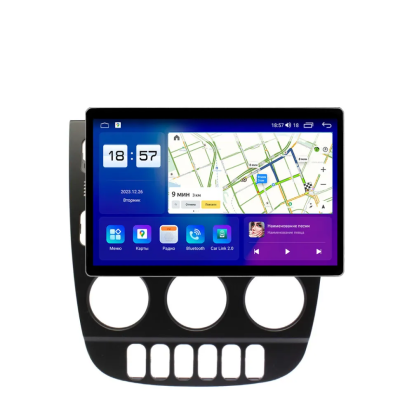 Магнитола для Mercedes ML320 1998-2002 черная Parafar на Андроид 13.0 PF888LUX211u2kAIR