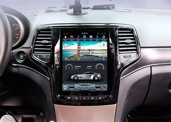 CarMedia ZF-1217-DSP (TESLA) штатная магнитола для Jeep Grand Cherokee 2013+ на Android 9.0 c 4GB, DSP