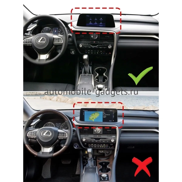 Штатная магнитола Lexus RX 4 2019-2022 10.25 дюйма Canbox H-Line 7820-2239 на Android 10 (4G-SIM, 6/128, DSP, QLed) Audi Style