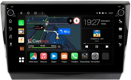 Штатная магнитола Canbox M-Line 7805-1039 для Lifan Myway 2016-2020 на Android 10 (4G-SIM, 2/32, DSP, QLed) С крутилками